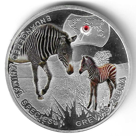 Zambia - 1000 Kwacha 2014 (Km# ..) Zebras