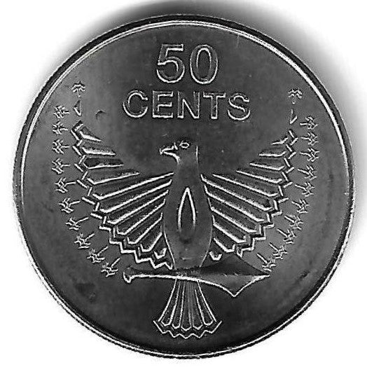 Ilhas Salomao - 50 Centimos 2012 (Km# 237)