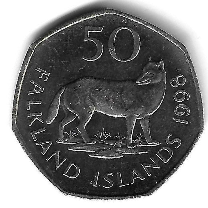 Ilhas Falkland - 50 Pence 1998 (Km# 135)