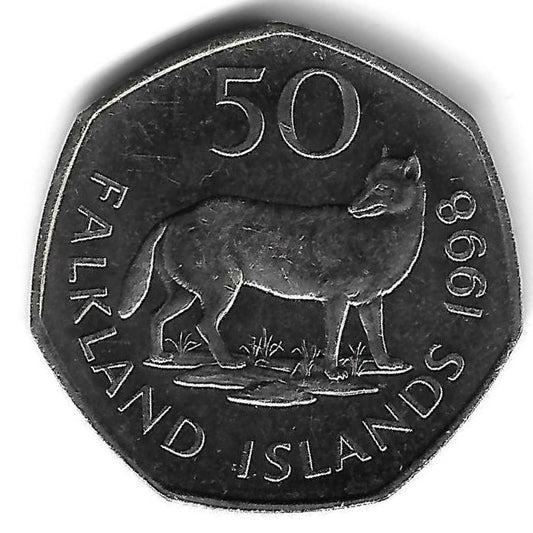 Ilhas Falkland - 50 Pence 1998 (Km# 135)