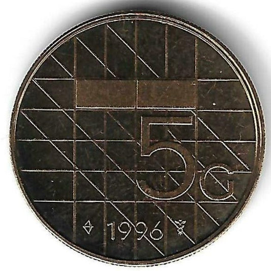 Hoalnda - 5 Gulden 1996 (Km# 210)