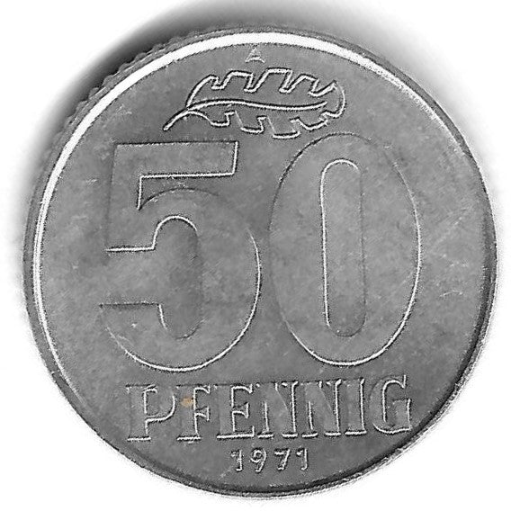 Alemanha - 50 Pfennig 1971 (A)(Km# 12)