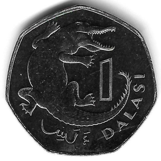 Gambia - 1 Dalasi 2016 (Km# 59a)