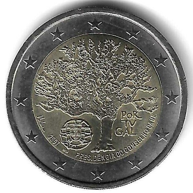 Portugal - 2 Euro 2007 (Km# 772) Presidencia