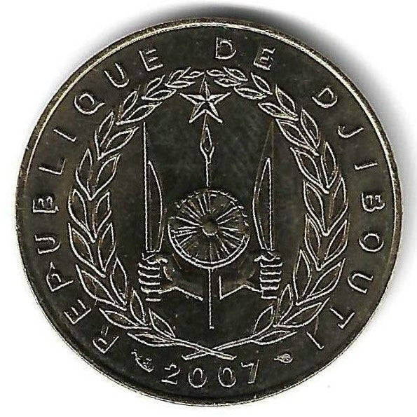 Djibouty - 20 Francos 2007 (Km# 24)