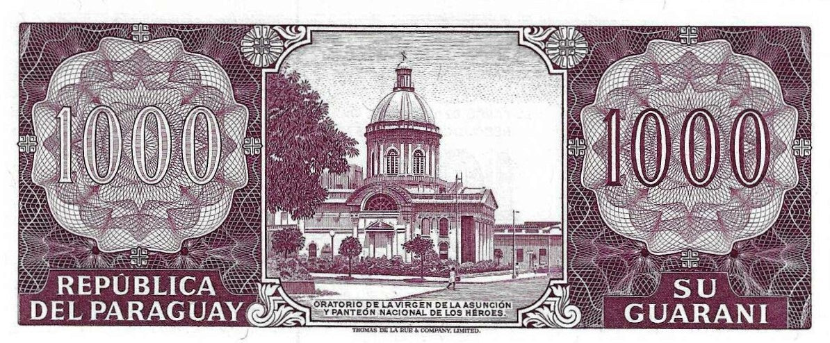 Paraguai - 1000 Guaranies 1982 (# 207)