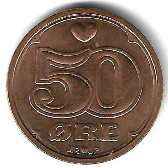 Dinamarca - 50 Ore 1989 (Km# 866.1)