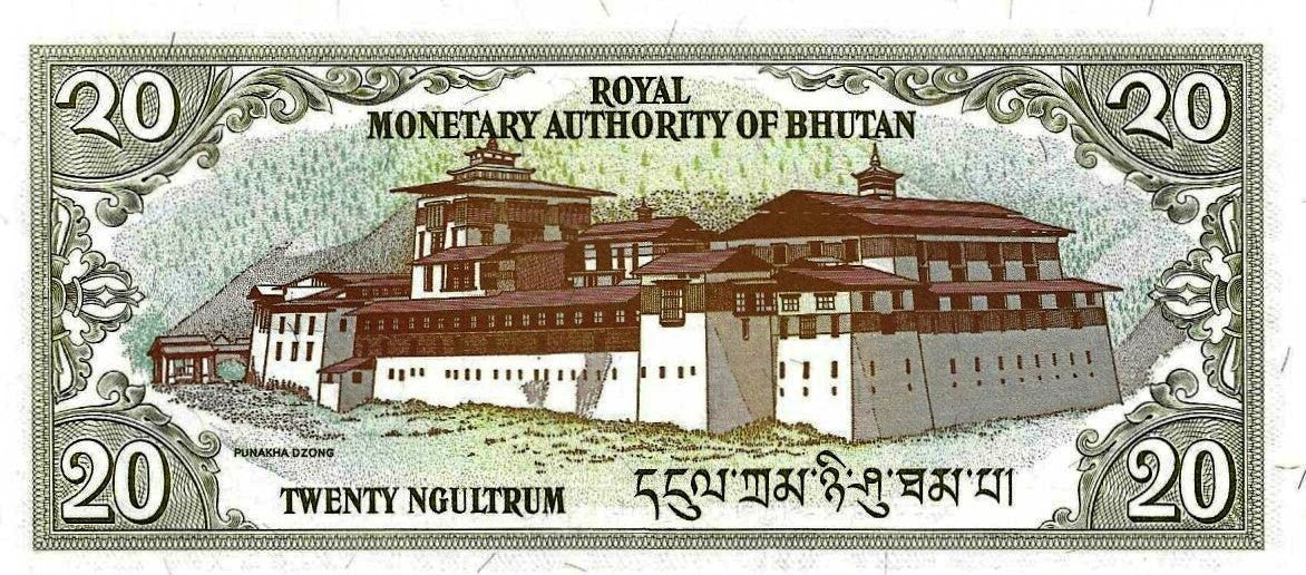 Butão - 20 Ngultrum 2000 (# 23)