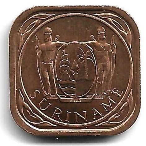 Suriname - 5 Centimos 1988 (Km# 12.1)