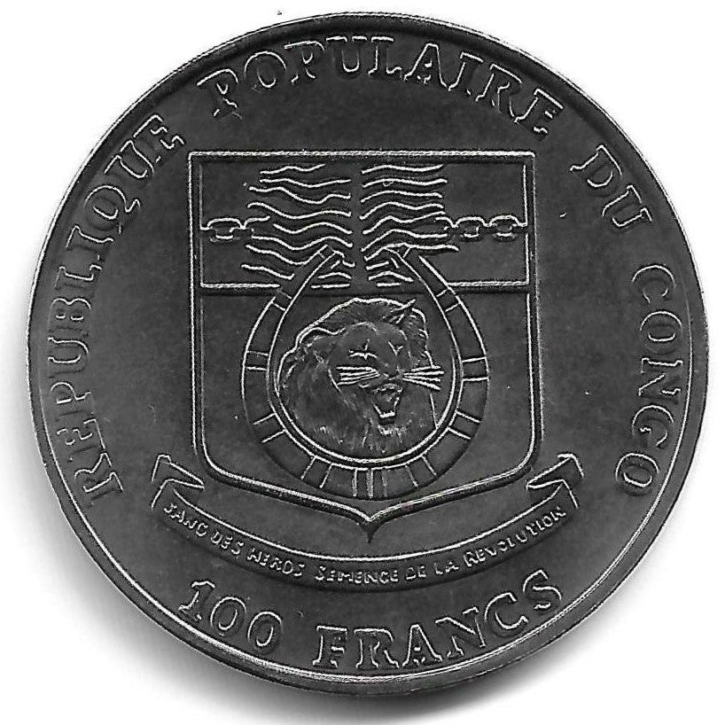 Congo - 100 Francos 1992 (Km# 8) Barcelona 1992