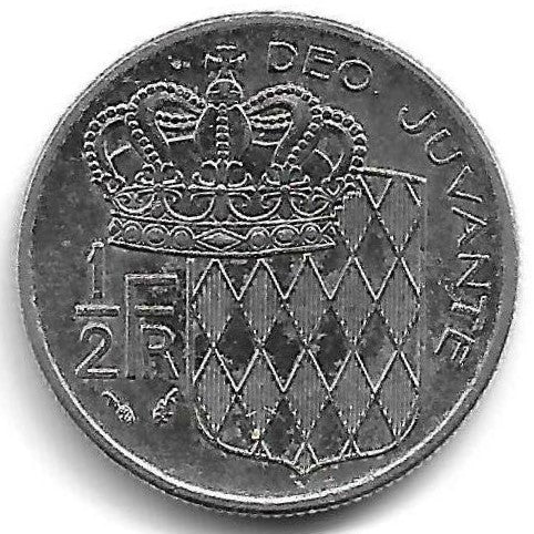 Monaco - 1/2 Franco 1965 (Km# 145)
