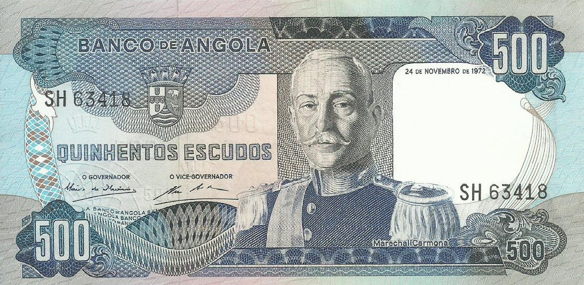 Angola - 500$00 1972 (# 102)