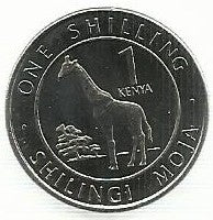 Quenia - 1 Shilling 2018 (Km# 45)