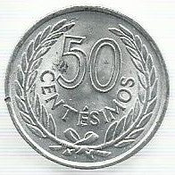 Uruguai - 50 Centesimos 1965 (Km# 45)