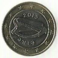 Irlanda - 1 Euro 2015 (Km# 50)