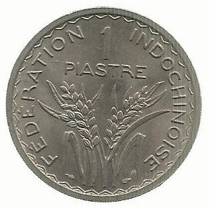 Indochina Francesa - 1 Piastra 1947 (Km# 32.1)