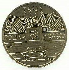Polonia - 2 Zlote 2008 (Km# 644) Beijing 2008