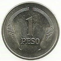 Colombia - 1 Peso 1980 (Km# 258.1)