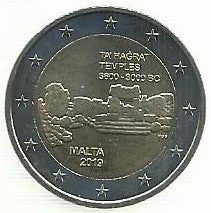 Malta - 2 Euro 2019 (Km# ..) Ta Hagrat