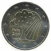 Malta - 2 Euro 2019 (Km# ..) Natureza e Meio Ambiente