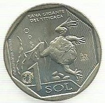 Peru - 1 Sol 2019 (Km# 417) Rã
