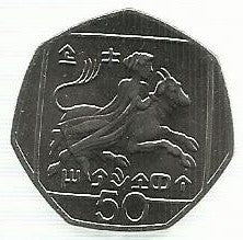 Chipre - 50 Centimos 2004 (Km# 66)