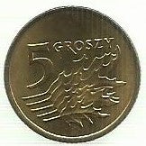 Polonia - 5 Groszy 1991 (Km# 278)