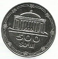 Uzebequistão - 500 Som 2018 (Km# 39)