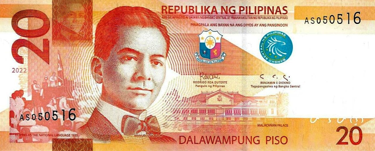 Filipinas - 20 Piso 2022 (# 206)
