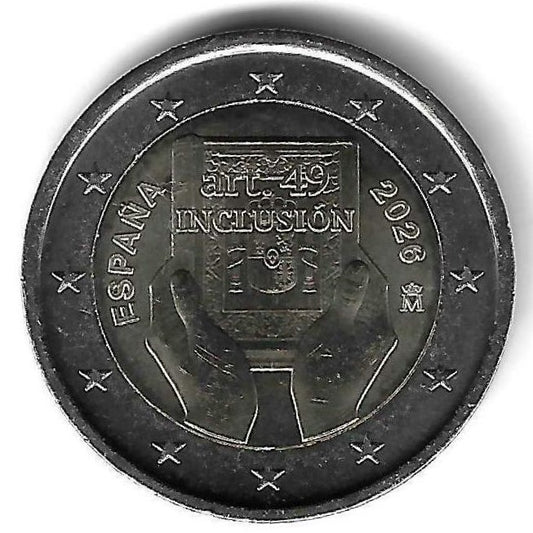 Espanha - 2 Euro 2026 (Km# ..) Inclusão