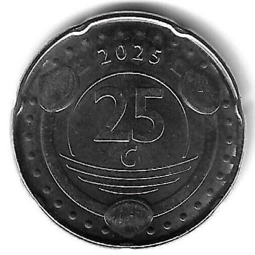 Curaçao - 25 Centimo 2025 (Km# ..)