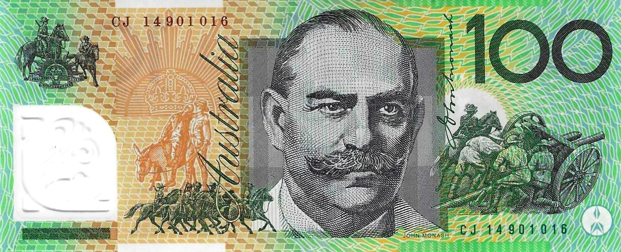 Australia - 100 Dolares 2014 (# 66b)