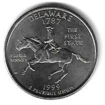 USA - 25 Cents 1999 (Km# 293) Delaware