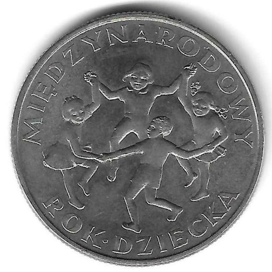 Polonia - 20 Zlotych 1979 (Km# 99) Ano Int. Criança