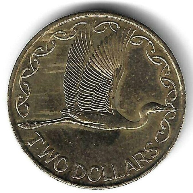 Nova Zelandia - 2 Dolares 2008 (Km# 121)