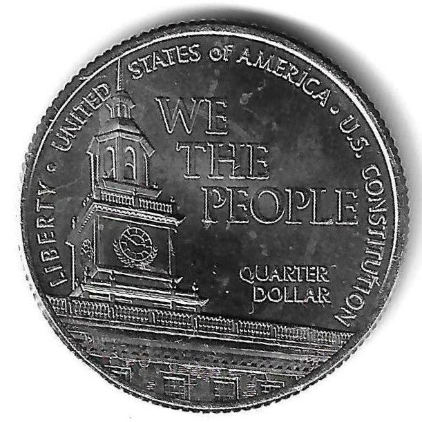 USA - 25 Cents 2026 (Km# 826) Constituiçao
