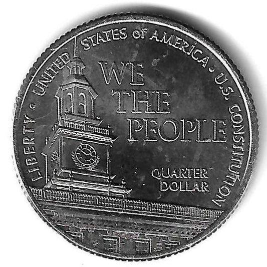 USA - 25 Cents 2026 (Km# 826) Constituiçao