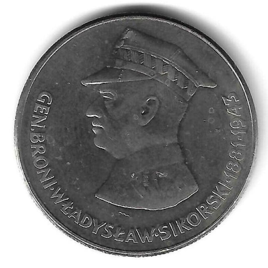 Polonia - 50 Zlotych 1981 (Km# 122) General Wladystaw Sikorki