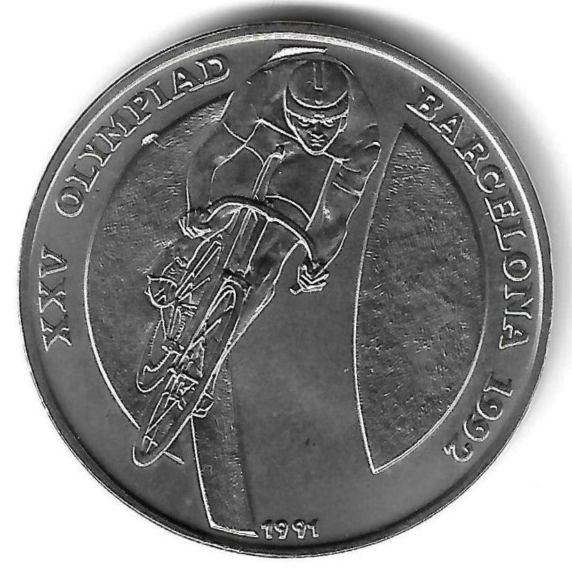 Laos - 10 Kip 1992 (Km# 46) Barcelona 1992