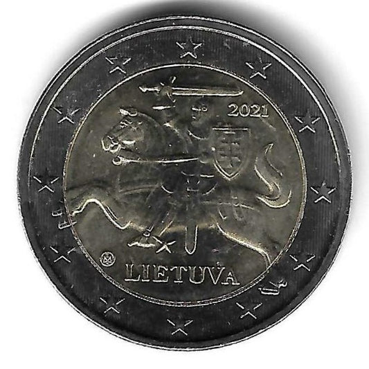 Lituania - 2 Euro 2021 (Km# 212)