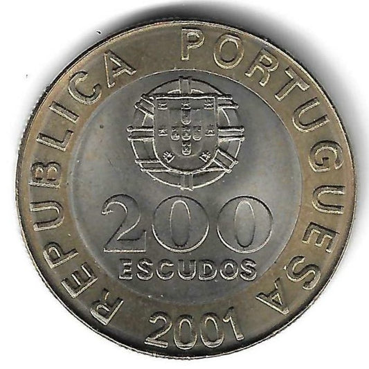 Portugal - 200$00 2001 (Km# 655)
