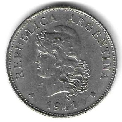 Argentina - 50 Centavos 1941 (Km# 39)