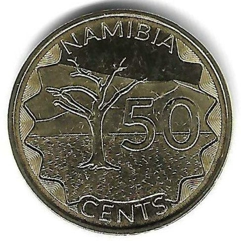 Namibia - 50 Centimos 2025 (Km# ..)