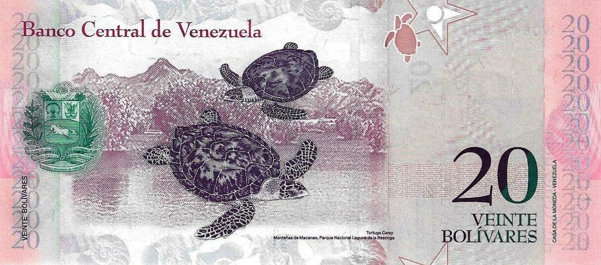 Venezuela - 20 Bolivares 2013 (# 91f)