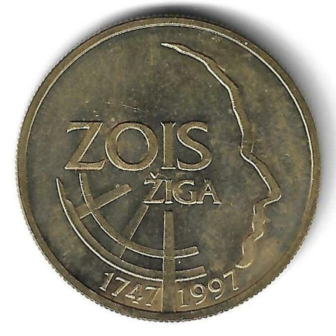 Eslovénia - 5 Tolarjev 1997 (Km# 38) 2015 Ziga