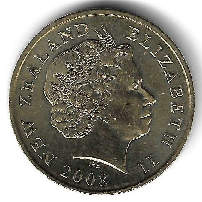 Nova Zelandia - 2 Dolares 2008 (Km# 121)