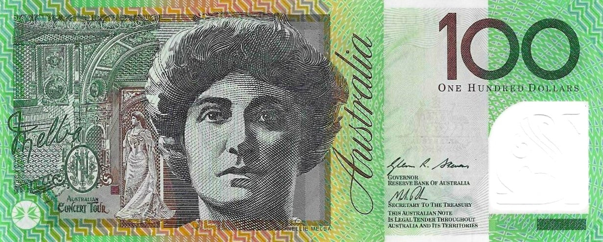 Australia - 100 Dolares 2014 (# 66b)