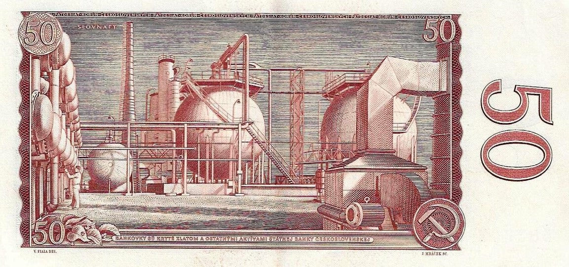 Checoslovaquia - 50 Korun 1964 (# 90b)
