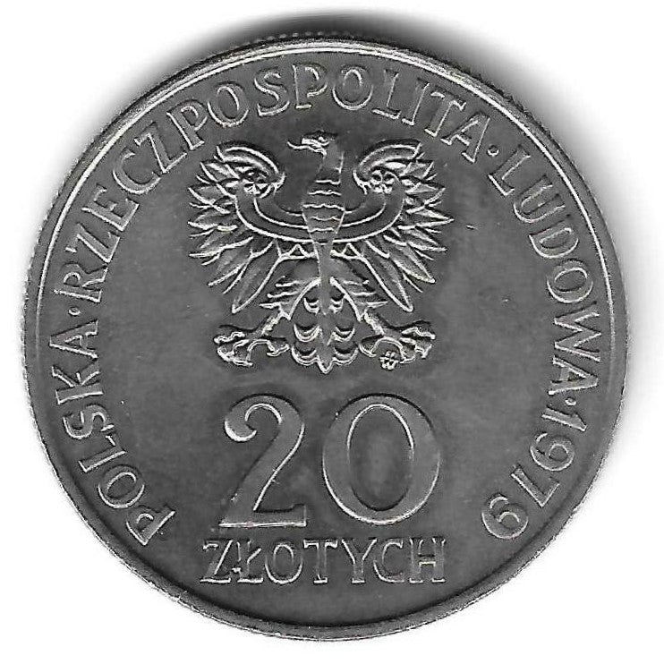 Polonia - 20 Zlotych 1979 (Km# 99) Ano Int. Criança