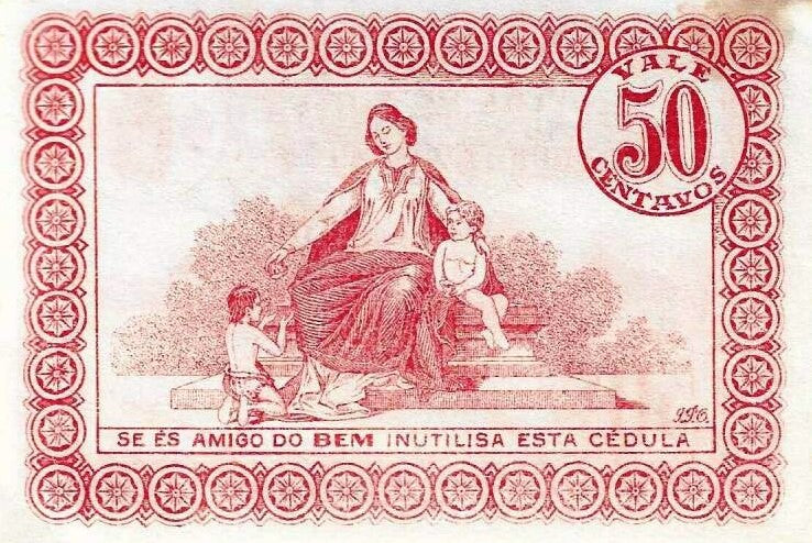 Portugal - 50 Centavos ND (# NL) Hospital S. José